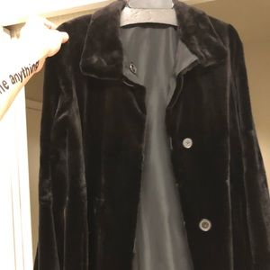 100% Authentic Sheared Mink Reversible Jacket.